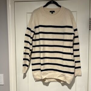 JCrew merino wool boyfriend crew sweater XS